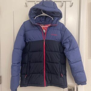Columbia Kids' Navy Sky Blue Puffer Jacket